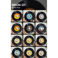 Vintage 45rpm Vinyl Records Box BRGN-01