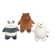 Zona_Storee075- We Bare Bears Package 3in1 12 Inch Standing Plush / Quality Bear Dolls