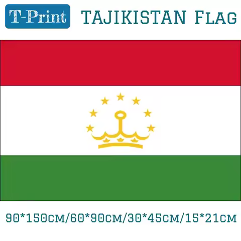 Tajikistan Flag 90*150cm 60*90cm 3ft*5ft 40*60cm 15*21cm For Event Office Home decoration