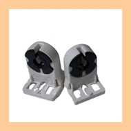 [Ready Stock] HICOOK Geloof 2 Pcs T8 Fluorescent Single Tube Holder HD-FLT/S (PK)