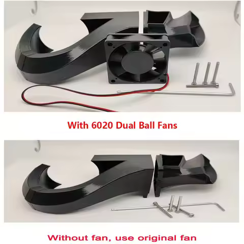 Cooling Duct For Thrustmaster T300 Series T300RS/GT Steering Wheel Base Cooling Fan Modification MOD