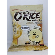 O'RICE-SNOW CRACKER*NATURAL SNOW FLAVOR 奥莱米饼纯日本米制作 10.8Gx12 SMALL PACKS
