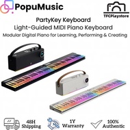PopuMusic PartyKeys Keyboard Automatic Electronic Piano Keyboard Portable Play and Sing Piano Electr