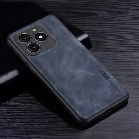 Luxury Leather Case For OPPO Realme C65 C75 4G Case Silicone Soft TPU Cover For Realme C61 C63 4G No