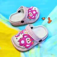 Baby Three 1000% rabbit-shaped Baby girl walking slippers, super cute, lightweight, soft, double-lay