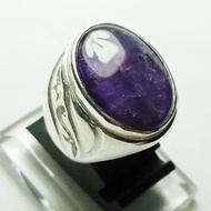 ( BISA COD ) Cincin Batu Akik Kecubung Asihan