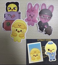 Stray Kids SKZOO 全球快閃Global pop up 行李貼紙+打卡禮felix bbokari  dwaekki豬兔