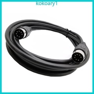 KOKO Superior 7Pin Din Male To Male Cable For Seamlessly Sound Systems Integration Multiple Use Cord