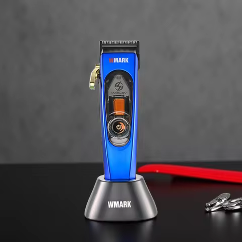 WMARK Hair Trimmer Cordless Hair Cutting Machine Adjustable Clipper 10000 RPM Barber Electric DLC Bl
