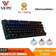 Tecware Phantom Mechanical Keyboard - 87 Key - RGB Backlight