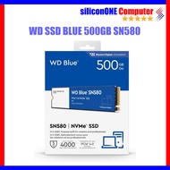 WD SSD 500GB SN580 Blue Gen4 M.2 NVME