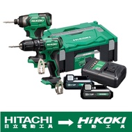 台北益昌 HIKOKI 雙電2.5AH 12V有刷雙機組 DV12DA WH12DA 公司貨