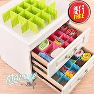 Drawer Divider Cabinet Organizer Partition Divider Set of 4 pcs