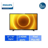 PHILIPS 5505 Series Slim Digital LED TV with Pixel Plus HD in 32 inch HD - 32PHT5505 | 43 inch Full HD - 43PFT5505