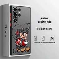 Ốp Điện Thoại Mềm Disney Mickey Minnie Love Cho Samsung Galaxy S23 Ultra/S24/S22 Plus/S21/S21Plus/S2