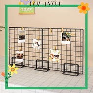 YOLAN Display Rack, with Base Grid Frame Storage Rack, Modern Grid Metal Jewelry Booth Rack For Grid
