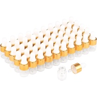 40pcs 1ml2mll3ml5ml Transparent Glass Dropper Bottle Essential Oil Dropper Bottle Sample Bottle DIY 