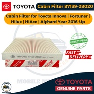 Toyota Cabin Filter 16-25 Fortuner Hilux Innova 21-25 corolla cross 87139-28020 87139-0K060