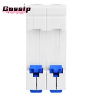GOSSIP Circuit Breaker, DZ47-63 25A/40A/50A/63A 2P Circuit Breaker, Durable 2P 400V AC Leakage Circu