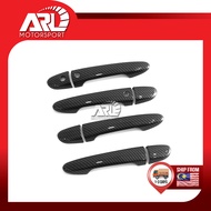 Mazda 3 BL/BM/BN (2009-2018)Door Handle Carbon Chrome Protector Cover Molding Trim For Car Accessori