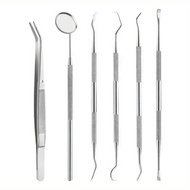 3-8P Stainless Steel Dentist Oral Tools Cleaning Flossing Tartar Removal Easy to Clean Not Easy to B