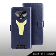 Suitable for Ulefone Armor 34 Pro Business Leather Case Phone Case Oral Style Tempered Film Card Pro