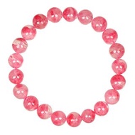 【正佳珠寶】薔薇石 高品玉化櫻花雨薔薇 8.7-9.2mm 玫瑰薔薇石手