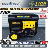 ROBINTEC 5500Watt/6500Watt/7500watt Gasoline Generator  - Super Heavy Duty - 100% Cooper - 1 Year Lo
