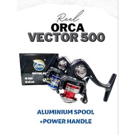 Reel power handle orca vextor 3=1 ball bearing
