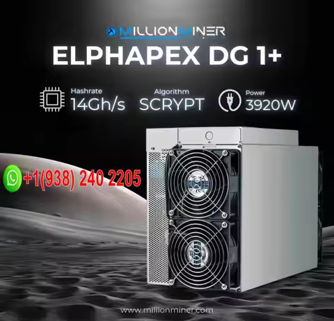 DCE New Model LTC DOGE Elphapex DG2+ 20.5G Miner 3950W Mining Rig Dogecoin Litcoin November Preorder