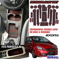 PROTON EXORA INTERIOR SLOT MAT Dashboard Accessories Karpet Getah Pintu Kereta Carpet Storage exora