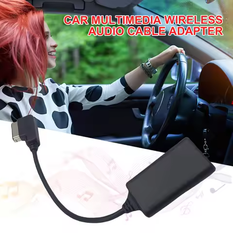 Bluetooth-compatible Audio Adapter Data Wire USB Female Interface AMI Radio Stereo Wire Adapter for 