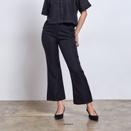 Wearstatuquo Lucinda Fit and Flare Pants - Black