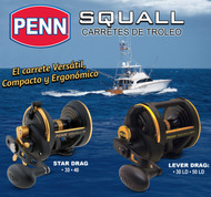 PENN SQUALL SQL Saltwater Right Handle Fishing Reel
