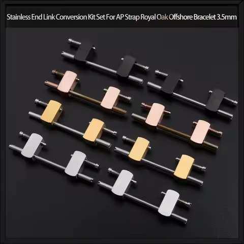 Stainless End Link Conversion Kit Set For AP Strap Royal Oak Offshore Bracelet For 41mm Dial 15400/1