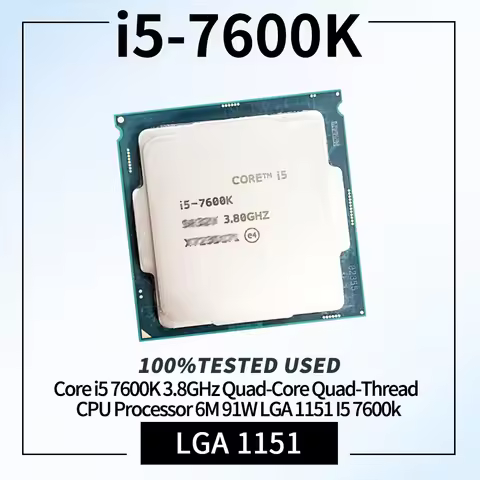 Core i5 7600K 3.8GHz Quad-Core Quad-Thread CPU Processor 6M 91W LGA 1151 I5 7600k