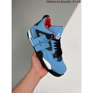 [Alto] Travis Scott X Air 4 AJ4 Retro "Cactus Jack" Basketball Sports Shoes