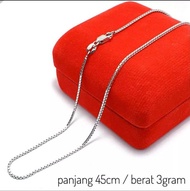 kalung italy perak 925/perhiasan kalung italy sterling