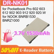 New 3.7V 1530mAh DR-NK01 E-reader Battery for Pocketbook Pro 602 603 612 902 903 912 920 920.W for N