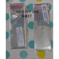 Plastik OPP selembar one SHEET ( Plastik dadar gulung risoles ) Plastik OPP Lem 6x15-6x18-7x18-8x18-