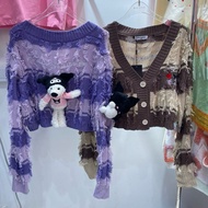 13DE MARZO KUROMI BEAR SHORT CADIGAN SHIRT