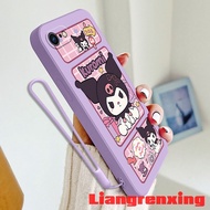 Casing iphone 5s iphone 5 iphone 6 iphone 6s iphone 6 plus phone case Softcase Liquid Silicone Protector Smooth shockproof Bumper Cover new design Cartoon kuromi YTKLM01