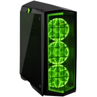 SilverStone Primera 01 Glossy Black Full Tower Case with 3x140mm Fans with RGB Fan Filters and Tempe