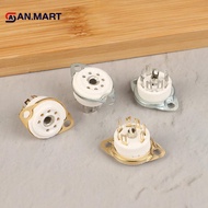 AN.MART 2 PCS 7pin B7G Ceramic Vacuum Tube Soet Valve Base For 6Z4/EAA91/EC92, Etc. Vintage Audio Am