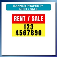 Banner Printing Property Banner House For Sale or Rent / Shop For Sale or Rent/ Room For Rent