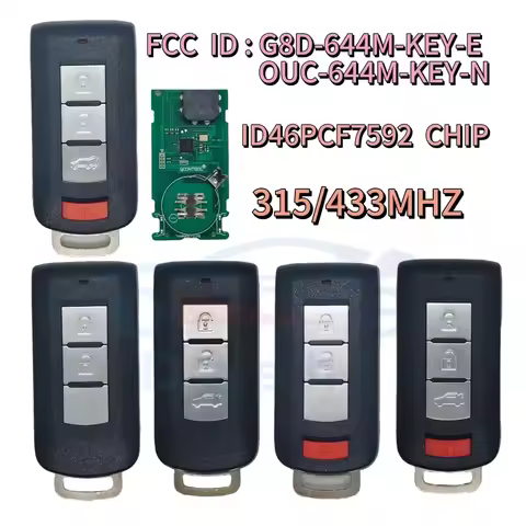 Da Shi For Mitsubishi Lancer Outlander 2008-2018 ASX 2013-2015G8D-644M-KEY-E / 8637A662 ID46 PCF7952