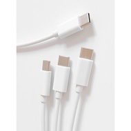 [Batch Over 2 Items] 1 Meter Long USB-C Three-in-One Charging Cable Charge 3 Items TYPE C Mobile Pho