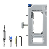 Door Hinge Router Template Installation Kit Mortiser Jig for 3 Inch to 5 Inch Hinges