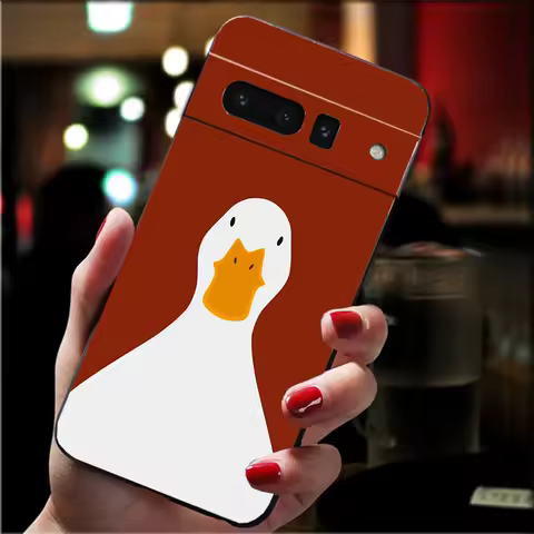 Phone Case for Google Pixel 10 9 Pro XL 9A 8 7 6 Pro Pixel 8A 7A 6A Pixel 8 7 6 5 Cute Duck Case
