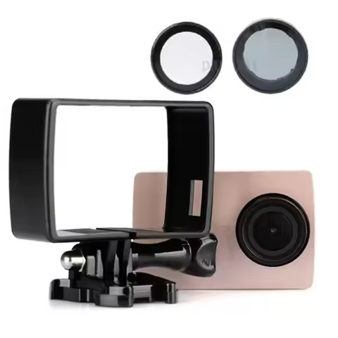 Grey UV Filter For Xiaomi Yi 4K Action Camera Accessories Lens Cover/Case Border Adapter Protect Fra